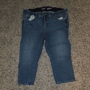 Torrid BOMBSHELL SKINNY 22W CROP JEANS Like New